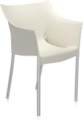 Kartell Dr. NO Chair by Philippe Starck, Pack of 2, Matte Wax White