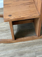 Vintage Childrens Teddy Bear Wood Rocking Chair| Baby Nursery| Kid's Bedroom