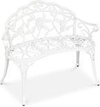 Patio Benches for Outdoors Outdoor Bench Lounge Bronze Cast Aluminum Furniture Decorative for Garden Patio Balcony Backyard Garden Benches for Outdoors