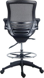 Harwick Evolve All Mesh Heavy Duty Drafting Chair, Dark Knight Edition