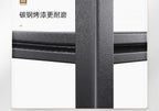 Multifunctional Microwave Stand Kitchen Counter Shelf Heavy Duty Metal Shelving Unit Pot Storage Rack Tableware Organizer (Black 100x40x80cm)
