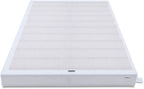 Amazon Basics Smart Box Spring Bed Base, 5-Inch Low Profile Height Mattress Foundation, Sturdy Durable Steel Support, Tool-Free Easy Assembly, Queen, 79" x 59.5" x 5", White