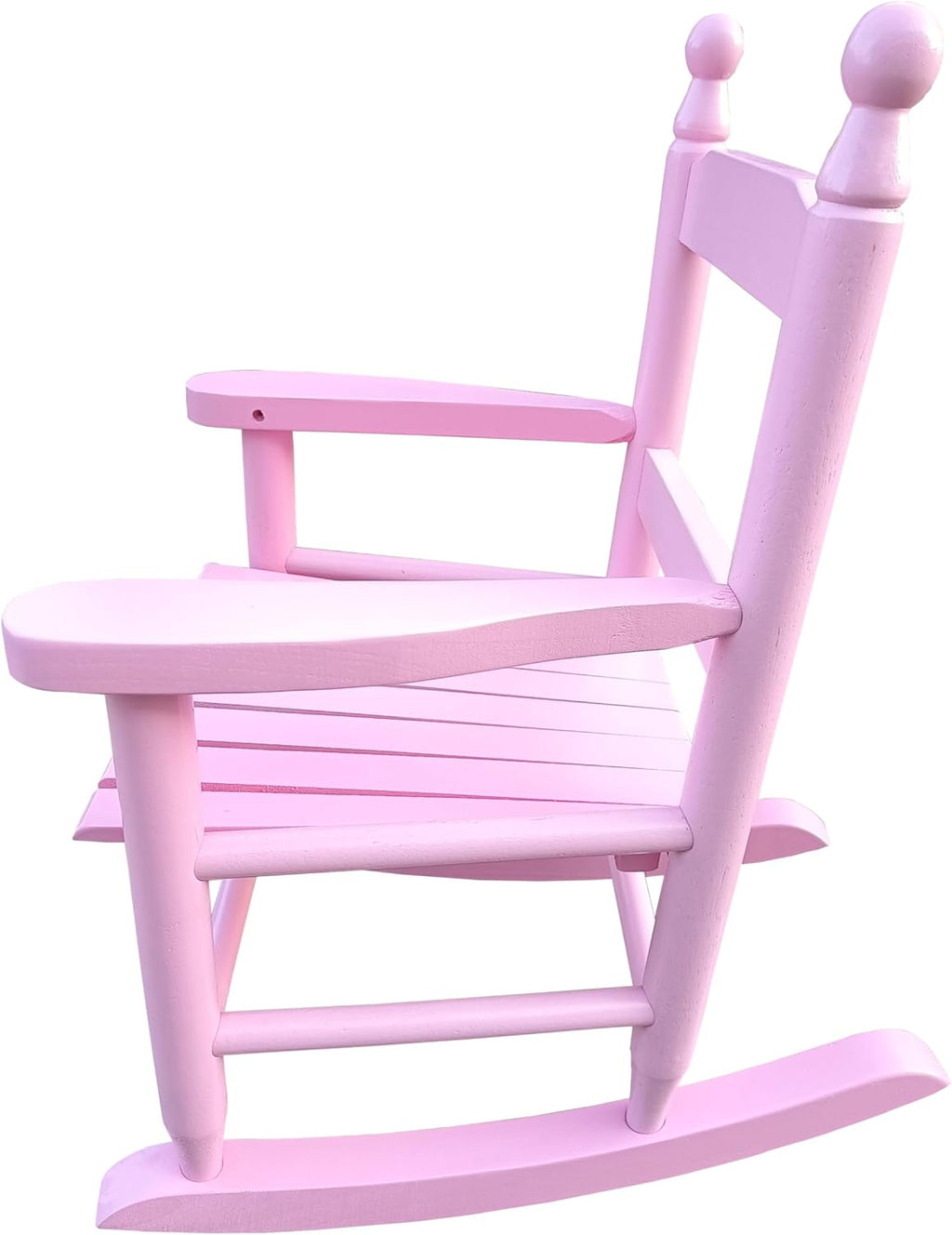 Kids Rocking Chair Pink Wood Kids' Rocking Chairs Outdoor Childs/Toddler/Childrens Porch Rocker Chair Accent Rocker for Ages 2-8 Living Room,Bedroom,Balconies, Porches,Children's Rooms