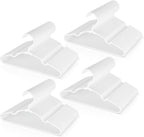 VTRIN Baby Hangers 100-Pack,Plastic Infant and Toddler Hangers for Clothes, Non-Slip Kids Clothes Hangers for Shirts, Dresses, Pajamas and Heavy Coats, White