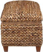 Coaster Home Furnishings - Laughton - Banana Leaf - Storage Bench with Lift-Top Lid and Soft-Close Hinges - Entryway Room - Amber - 500215