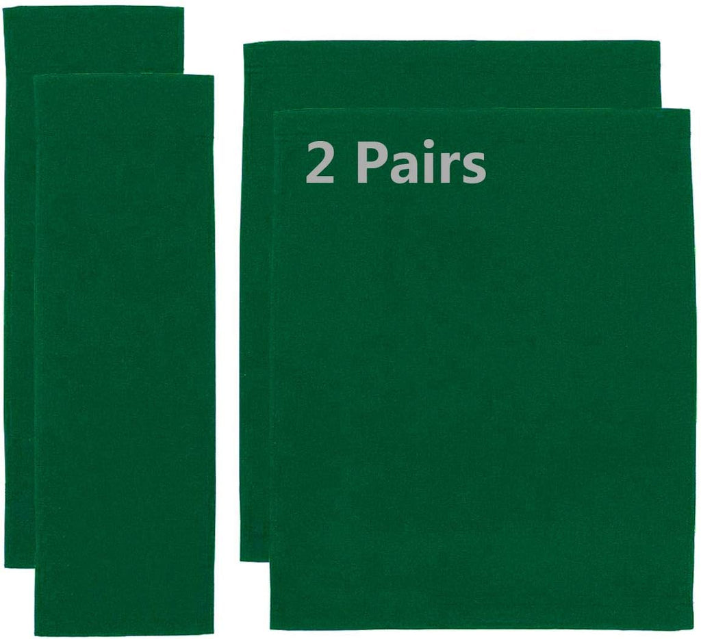 2 Set Replacement Cover Canvas for Directors Chair, 20cm X 52cm + 52cm X 42cm, Green
