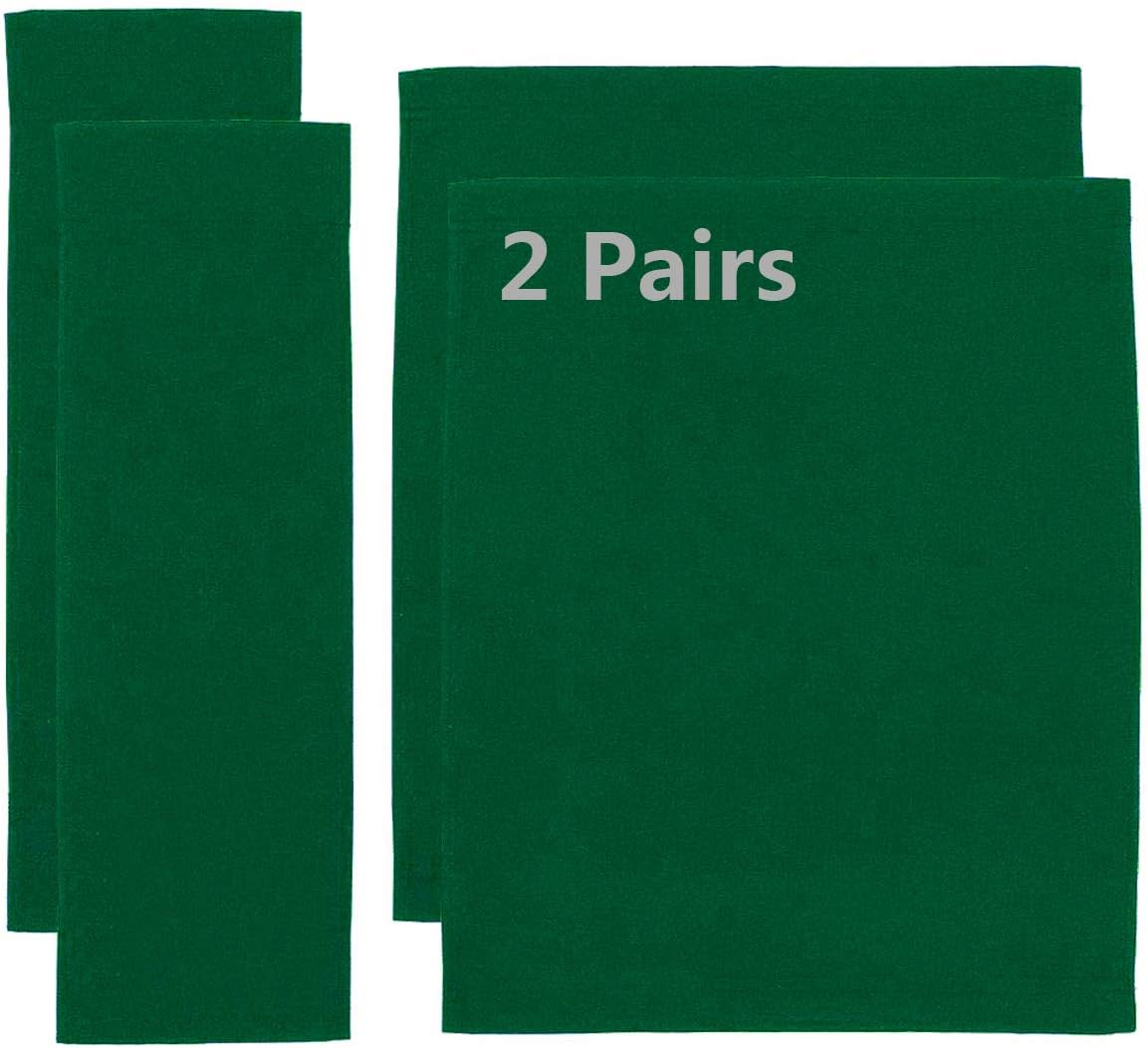 2 Set Replacement Cover Canvas for Directors Chair, 20cm X 52cm + 52cm X 42cm, Green