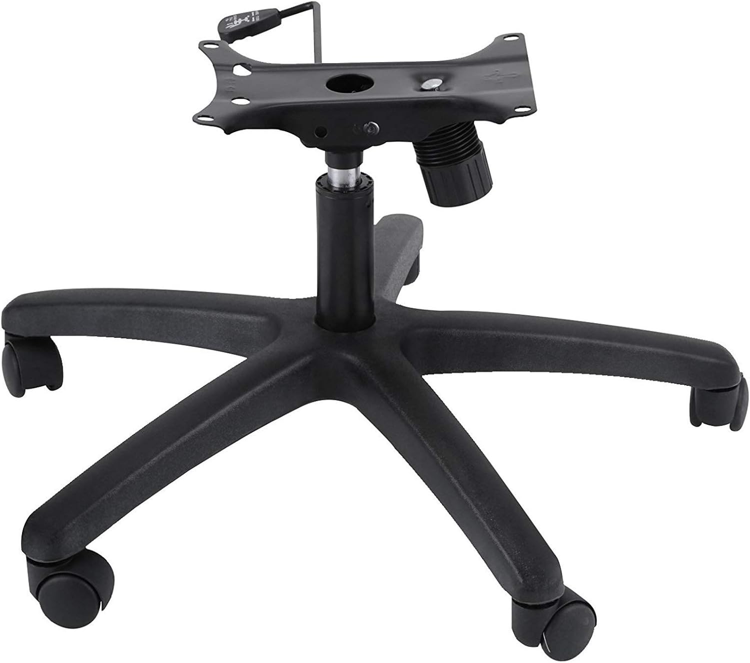 BLTPress Chair Base Replacement, 28 Inch Office Swivel Chair Base, 330 LBS Weight Capacity, Height Adjustable Complete Under Seat Kit