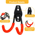 Eichzer 2 Pack Skateboard Wall Mount, Heavy Duty Metal Garage Storage Hooks, Skateboard Hanger Holder for Home & Garden
