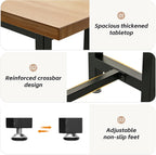 Bar Table,Industrial High Top Pub Table, Long Counter Height Dining Table for Small Space,Kitchen,Dining,Cafe & Restaurant