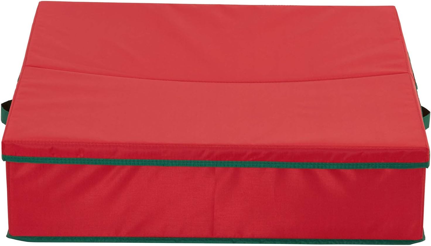 Household Essentials Christmas Wreath Storage Container, 24 Inch Holiday Wreath Storage Box with Handles, Sturdy Sides, Keeps Wreaths Free of Dust and Pests in Storage