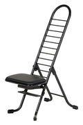 Vestil CPRO-600 Steel Height Ergonomic Worker Chairs 13 In. to 34 In. 220 Lb. Capacity Black