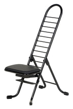 Vestil CPRO-600 Steel Height Ergonomic Worker Chairs 13 In. to 34 In. 220 Lb. Capacity Black