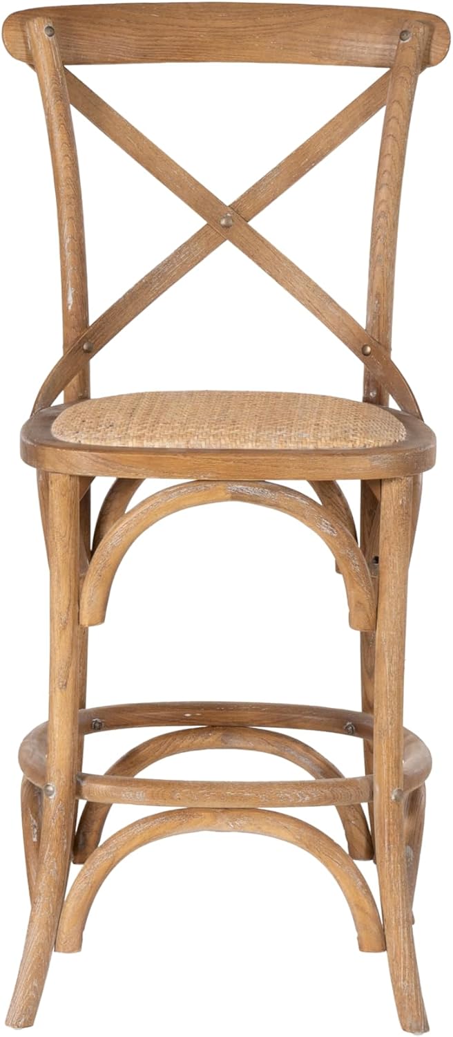 Linon Stool, Gray