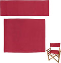Upone 20.86" L x 16.14" W Directors Chair Canvas Replacement Covers Kit for Directors Chairs,Movie Chair Replacement Canvas Seat and Back Oxford Cloth Cover for Home Director Chair Large Size(Red)