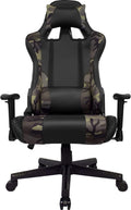 AudioTek Silla Gamer Video Juegos Gaming Reclinable Cómoda Consolas Pc Juegos Camuflaje Excelente Calidad Premium Computadora Ergonomica