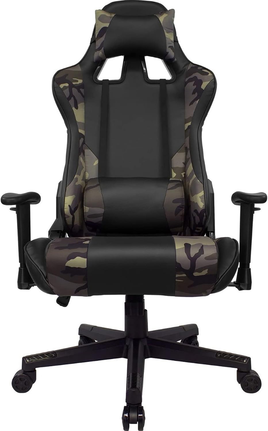 AudioTek Silla Gamer Video Juegos Gaming Reclinable Cómoda Consolas Pc Juegos Camuflaje Excelente Calidad Premium Computadora Ergonomica