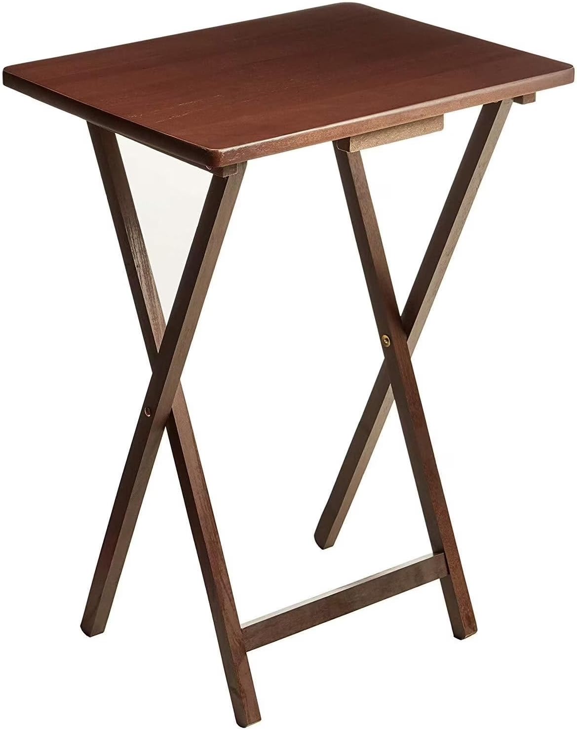 Folding Tray Table, 19 inches x 14.5 inches x 26 inches, Indoor, 1 piece