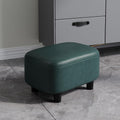 Entry Shoe Bench with upholstered seat, Shoe Bench for Elderly and Kids, for Living Room, Hallway, Bedroom(Dark Green)