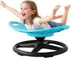 Spinning Chair for Autistic Kids, Peanut Shape Seat for Calming, ADHD & Autism Sensory Chair for Kids, Sensory Spinning Chair with Safety Handle & Non-Slip Design 3+ Years (Blue
