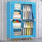 Fashion Oxford Cloth Cabinet Simple Combination Wardrobe Dormitory Bedroom Convenient Storage Home Furniture