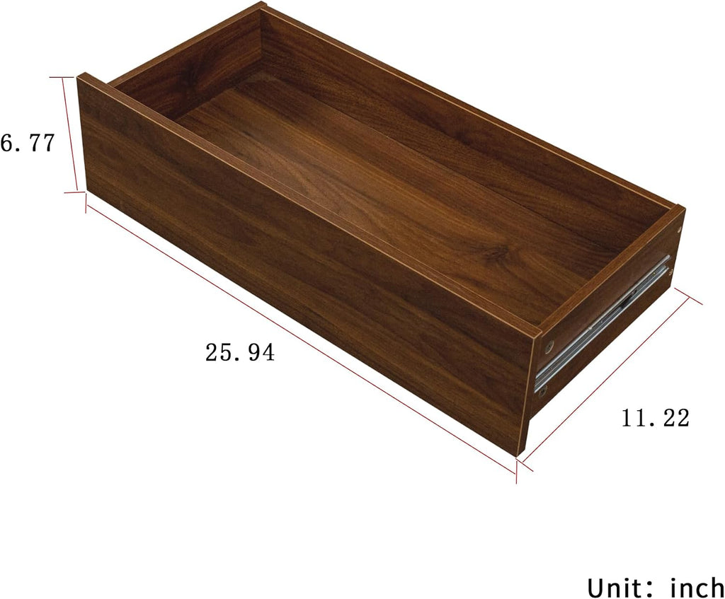 Pantry Cabinet 70 Inch Tall Kitchen Storage Cabinet with Glass Door, Freestanding Food Hutch with Pull Out Shelf 2 Drawers and 4 Tier Side Shelf, Microwave Stand Buffet Cabinet for Dining Room, Walnut