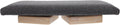 Abaodam Bench Folding Wooden Stool Deep Gray Portable Sitting Chair for Adults Prayer and Mindfulness Equipment