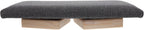 Abaodam Bench Folding Wooden Stool Deep Gray Portable Sitting Chair for Adults Prayer and Mindfulness Equipment