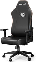 Anda Seat MANA Gaming Chair for Adults - Ergonomic Black Leather Game Chairs with Adjustable Armrest, Comfortable Office Chair with Lumbar Support, Heavy Duty Wide Computer Seat for Home & Work