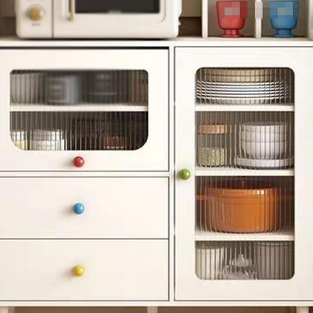 Entryway Cabinet Modern Creative Cream Style Dining Sideboard Living Room Restaurant Tea Cabinet Home Kitchen Cupboard Sideboard Storage Cabinet(S:100CMX40CMX135CM)