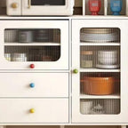 Entryway Cabinet Modern Creative Cream Style Dining Sideboard Living Room Restaurant Tea Cabinet Home Kitchen Cupboard Sideboard Storage Cabinet(S:100CMX40CMX135CM)