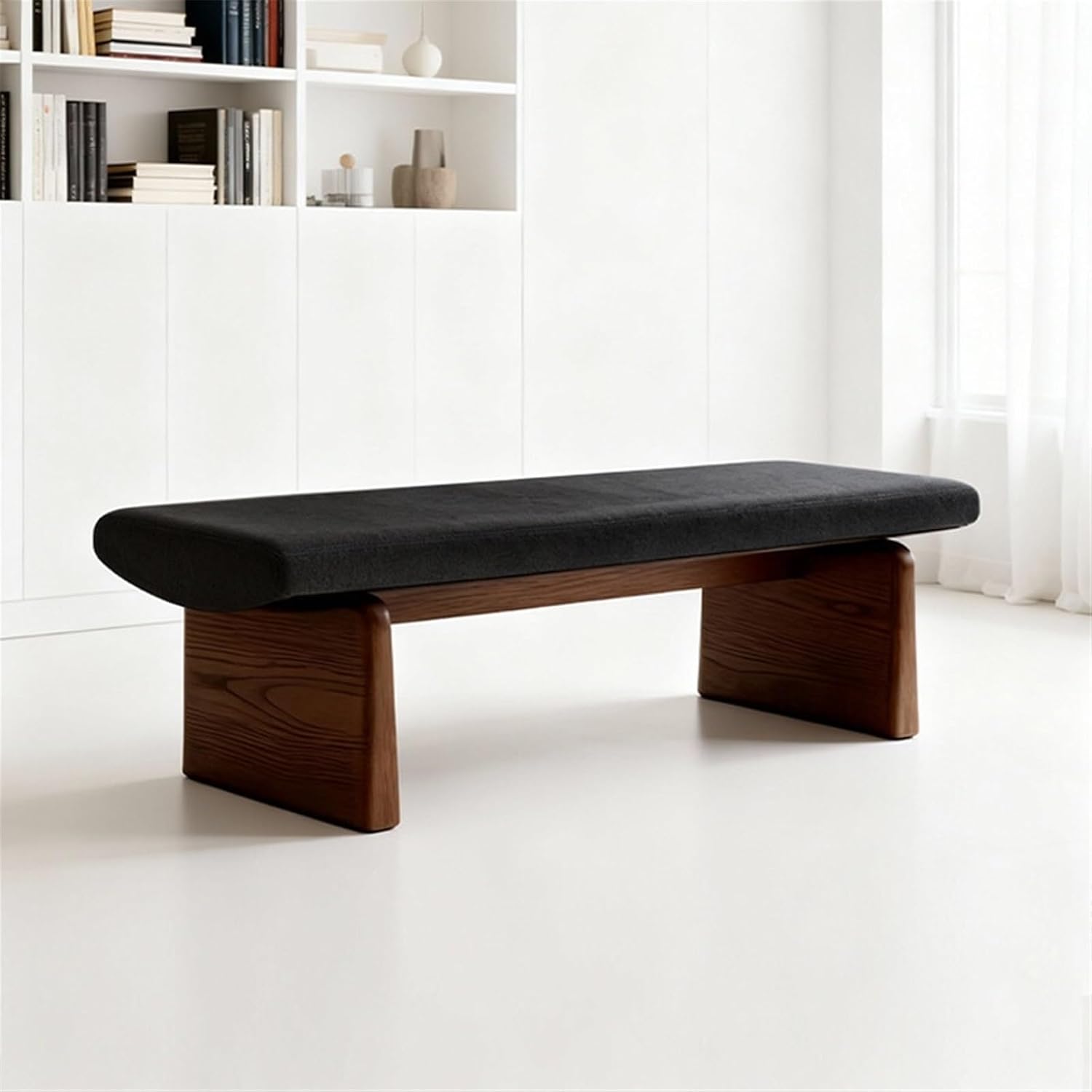 Modern Wooden Sofa Bedroom Bed end Bench Hotel Leisure Entryway(XXX-Large)