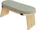 Folding Meditation Bench, Bamboo Kneeling Stool Squat Chair Prayer Kneeler Seiza Chair with Soft Pillow Meditation Stool Prayer Bench Meditation Chair Yoga Bench Squat Seat