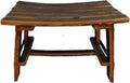 Handcrafted Barrel Stave Bench - Small