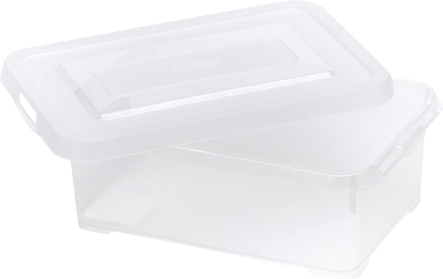 Allibert "Handy Storage Box with Click Lid, Transparent, 4 Litre