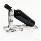 Creative Modern Marble Wine Holder Stand, Single Bottle Wine Rack Storage, Elegant Home Decor, Stylish Tabletop Display for Wine Enthusiast