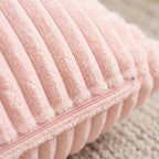 SUMELL Giant Bean Bag Chair - 3-in-1 Convertible Memory Foam Floor Cushion with Washable Corduroy Cover, Large Comfy Beanbag Sofa for Adults and Kids (Pink)