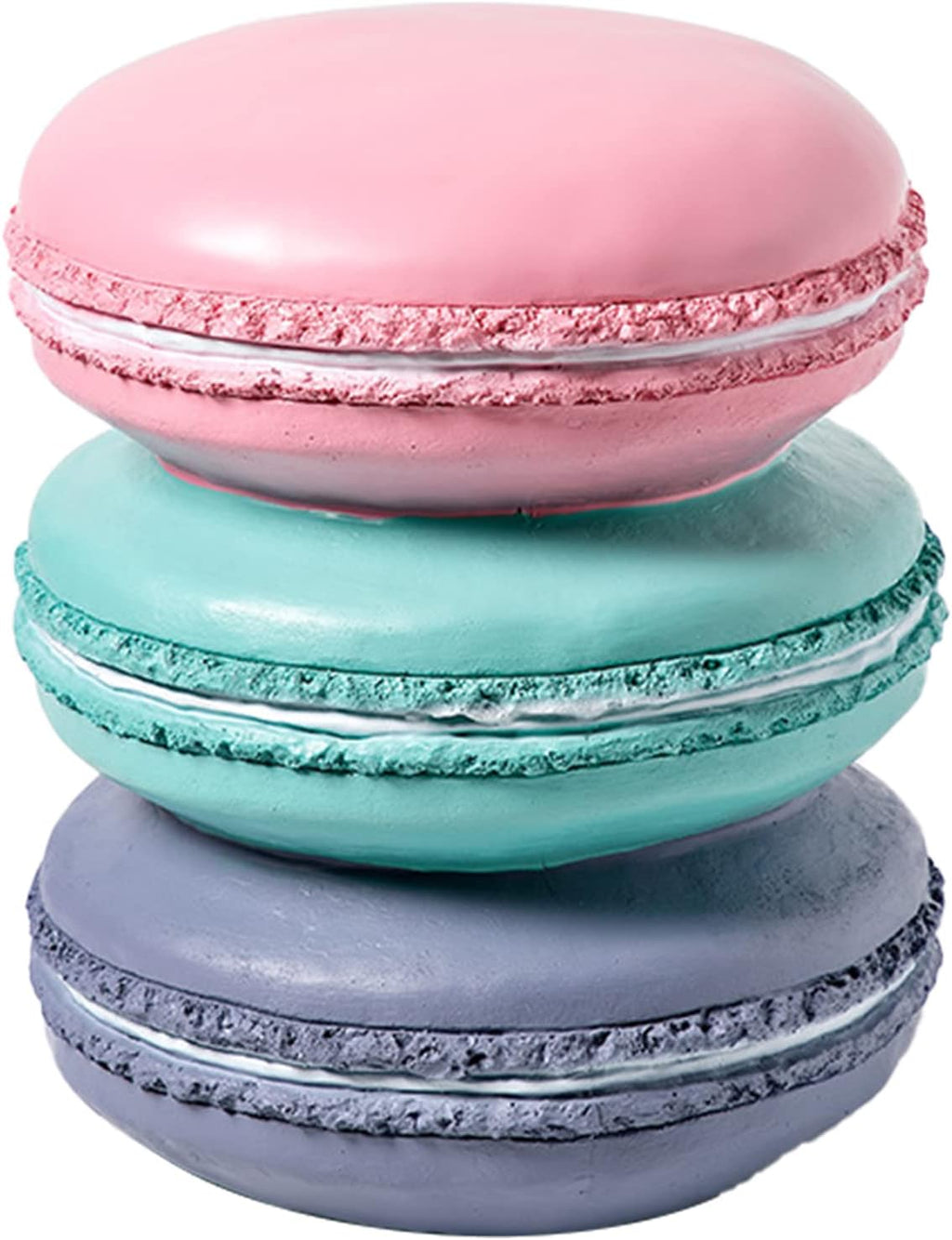 Simulated Food Resin Stool, Soft Retro Decorative Low Shoe Changing Stool for Daily Use, Multifunctional Footstool for Girls (Treasure Cooky)