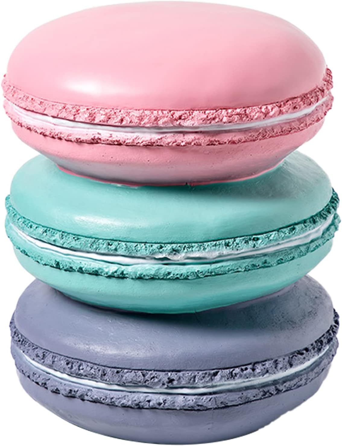 Simulated Food Resin Stool, Soft Retro Decorative Low Shoe Changing Stool for Daily Use, Multifunctional Footstool for Girls (Treasure Cooky)