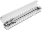 Plastic Wrap Dispenser with Cutter, Foil Dispenser Cling Wrap Dispenser Wrapping Paper Dispenser for Tin Foil Slide Cutter(S)