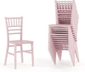 Flash Furniture Hercules Series Children's Resin Event Chairs, Commercial/Residential All Occasion Chairs for Kids, 330 lb. Static Weight Capacity, Set of 10, Pink