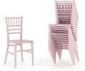 Flash Furniture Hercules Series Children's Resin Event Chairs, Commercial/Residential All Occasion Chairs for Kids, 330 lb. Static Weight Capacity, Set of 10, Pink