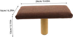 Mikikit Wooden Seiza Bench Small Stool for Posture Correction Ergonomic Chair Suitable for Height Under 150cm Home Zen Practice