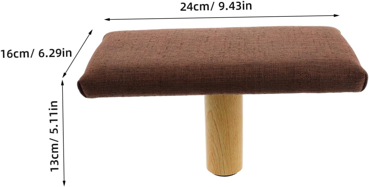 Mikikit Wooden Seiza Bench Small Stool for Posture Correction Ergonomic Chair Suitable for Height Under 150cm Home Zen Practice
