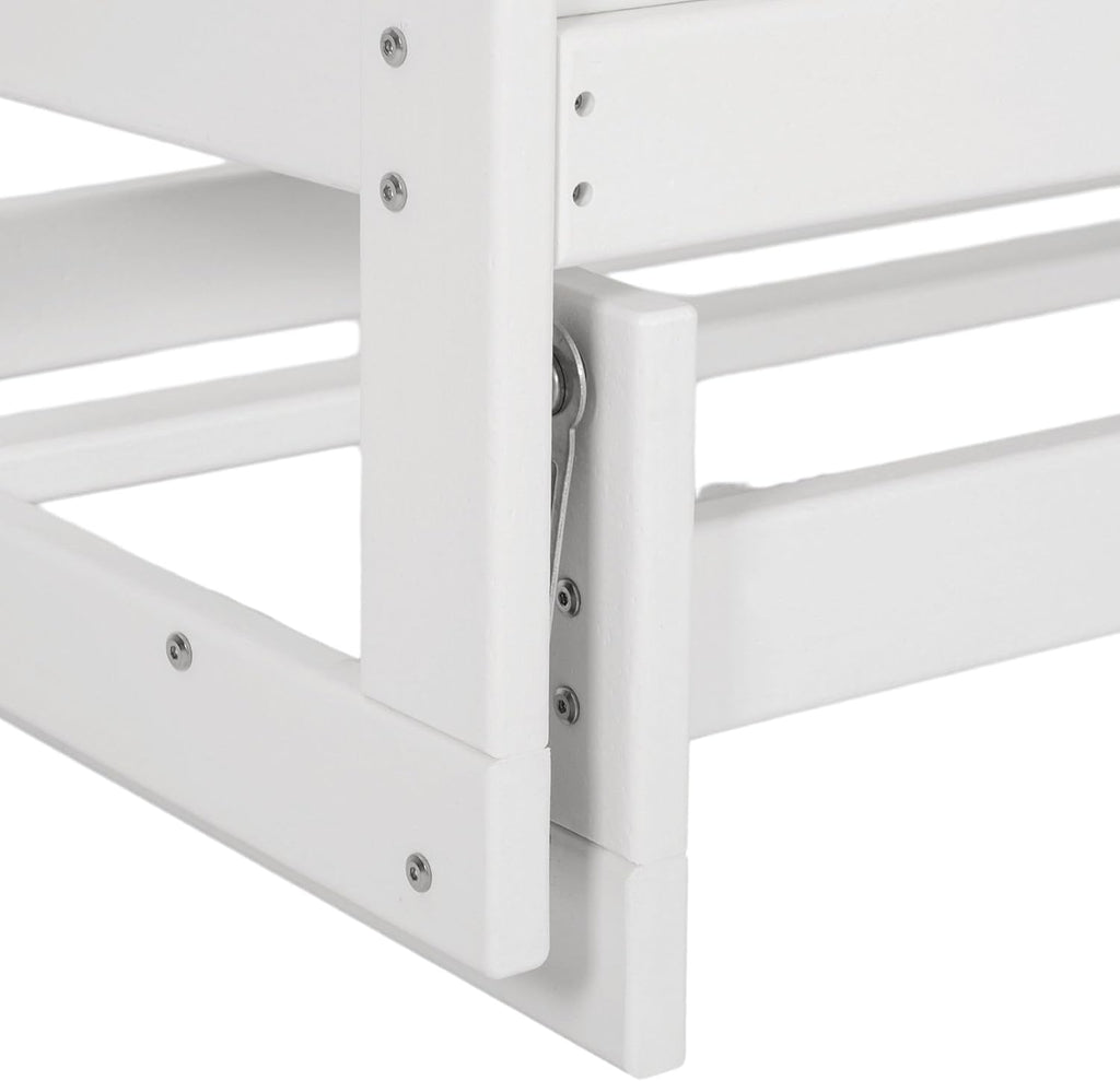 Outdoor Glider Bench - White