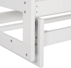 Outdoor Glider Bench - White