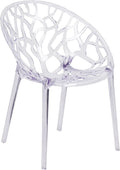 Flash Furniture Specter Series Transparent Stacking Side Chair