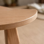 Mindful Kneeling Stool Solid Wood Wooden Kneeling Bench Smooth Home Seating, Brown, Large 42 21 20 CM
