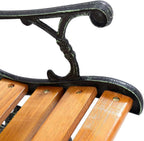 Park Benches Cast Aluminum Park Benches Outdoor Leisure Community Square Suitable for Garden Courtyard Balcony Outdoor Benches