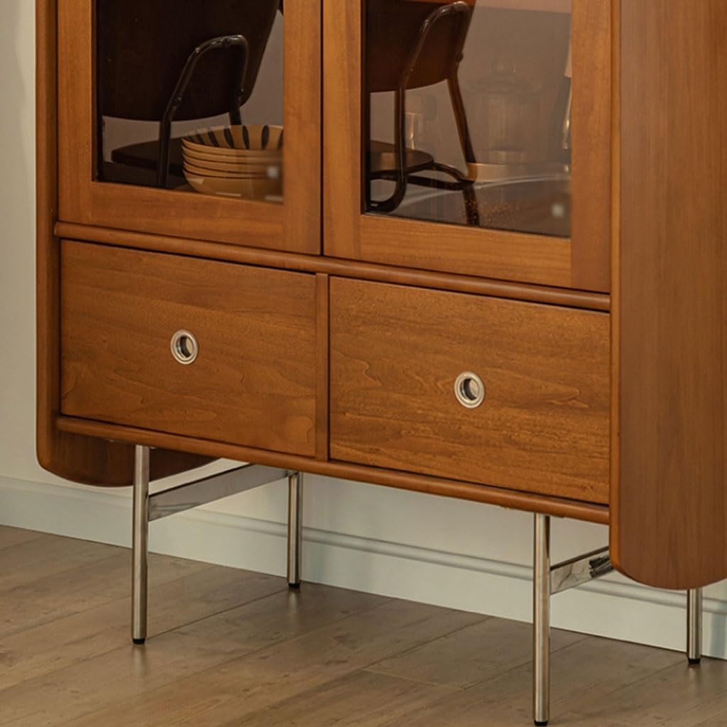 Entryway Cabinet Nordic Medieval Style Dining Sideboard Household Small Apartment Retro Storage Cabinet Restaurant Display Cabinet Sideboard Storage Cabinet